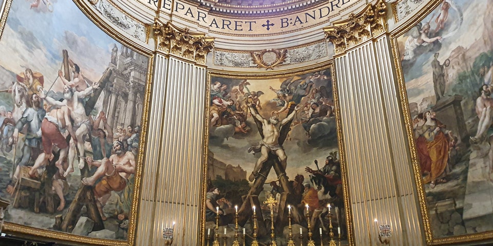 Altar der Kirche Sant'Andrea delle Fratte in Rom