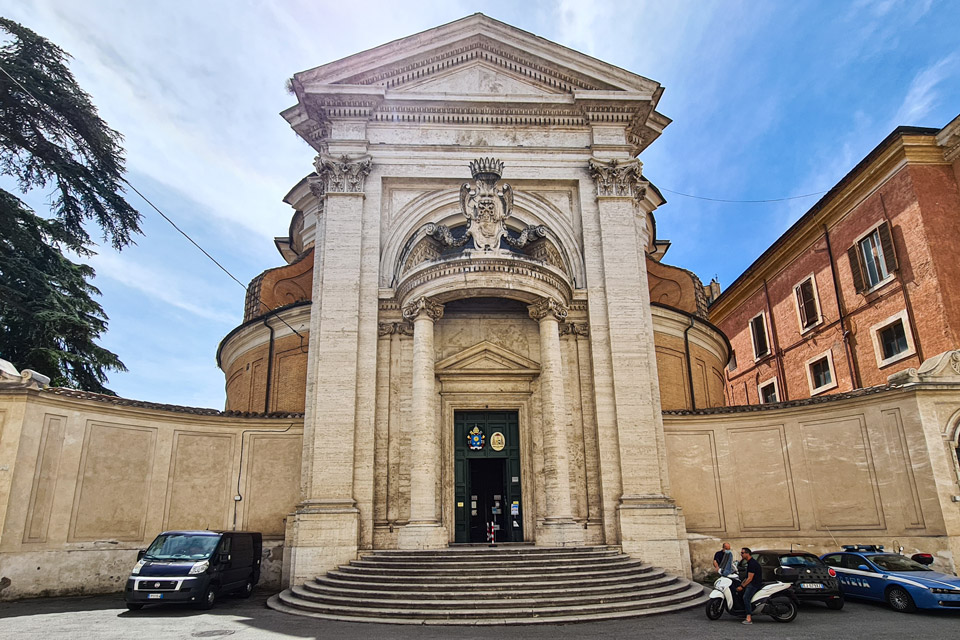 Fassade von Sant'Andrea al Quirinale
