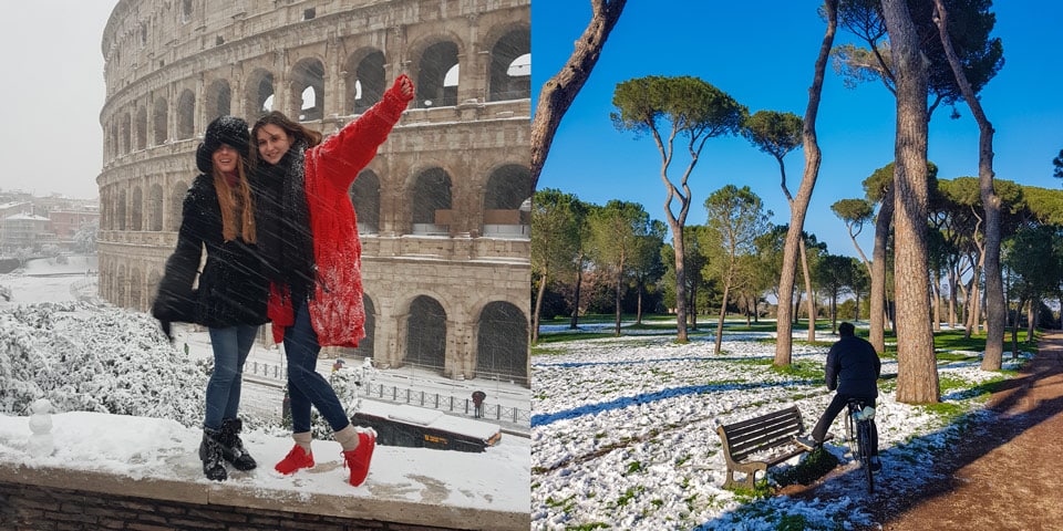 Wetter im Februar in Rom
