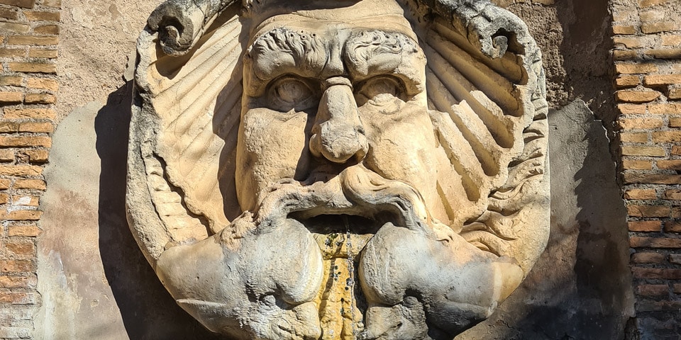Fontana del Mascherone di Santa Sabina in Rom