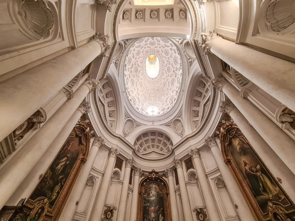 Details im Innenraum von San Carlo alle Quattro Fontane