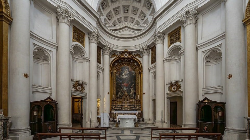 Innenraum von San Carlo alle Quattro Fontane Innenraum von San Carlo alle Quattro Fontane